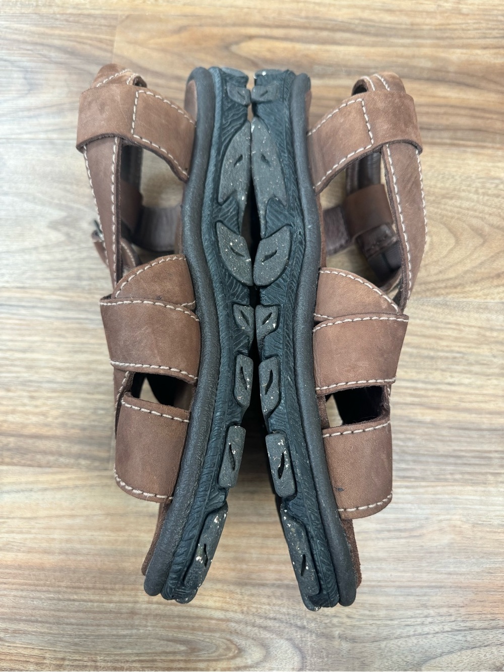 Vintage Teva X-Man 6590 Brown Leather Sport Hiking Sandals Men’s 13 View 5
